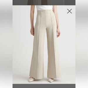 Quince Cream Wide-Leg Pants